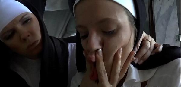  Nuns toy jammed booty